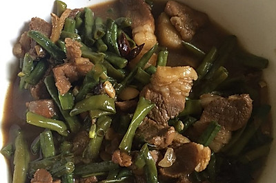 豆角炒肉