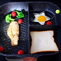 #一道菜表白豆果美食#开放式鳕鱼鸡蛋三明治的做法图解9