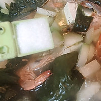 裙带菜冬瓜鲜虾豆腐汤的做法图解14