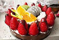奥利奥水果巧克力布丁生日慕斯蛋糕的做法