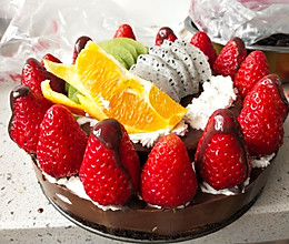 奥利奥水果巧克力布丁生日慕斯蛋糕的做法