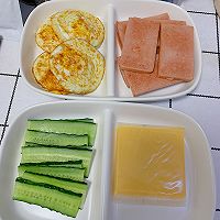 #带着美食出去浪#紫菜饭团 网红午餐肉折叠饭团的做法图解3