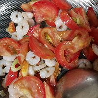 番茄滑蛋虾的做法图解6