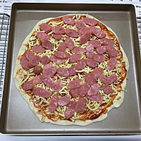 水果脆皮肠薄底披萨的做法图解12