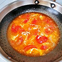 #刘畊宏女孩减脂饮食#橄榄油西红柿鸡蛋汤的做法图解12