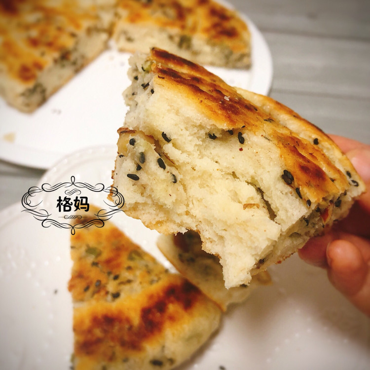 坚果芝麻饼的做法