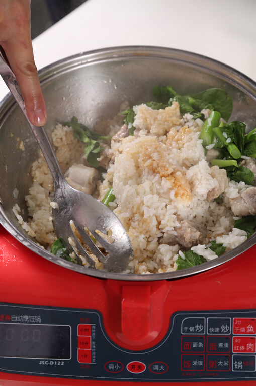 自动烹饪锅简单做煲仔排骨饭-捷赛私房菜的做法图解7