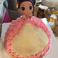 彩虹芭比公主蛋糕的做法图解23