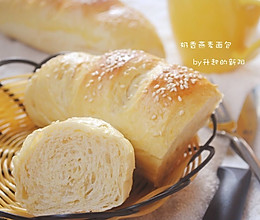 奶香燕麦面包的做法