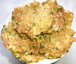 #年在一起 鲜才够味# 白萝卜丝煎饼的做法