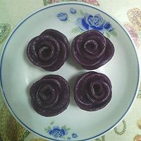 紫薯玫瑰卷的做法图解11
