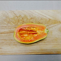 木瓜炖奶，简单美味~的做法图解2