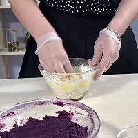 紫薯芝士仙豆糕的做法图解5