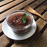 蒸微红豆薏米银耳粥的做法图解4