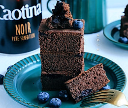 酒渍蓝莓巧克力蛋糕的做法