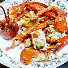 芝士蒜蓉波士顿龙虾（15分钟快手菜(๑>؂<๑））