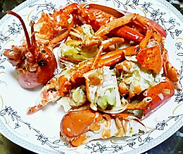 芝士蒜蓉波士顿龙虾（15分钟快手菜(๑>؂<๑））的做法