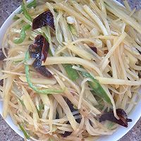 家庭少油版酸辣土豆丝的做法图解6