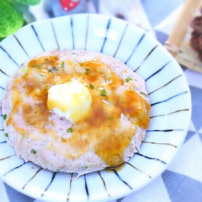 莲藕肉饼蒸蛋  宝宝辅食食谱