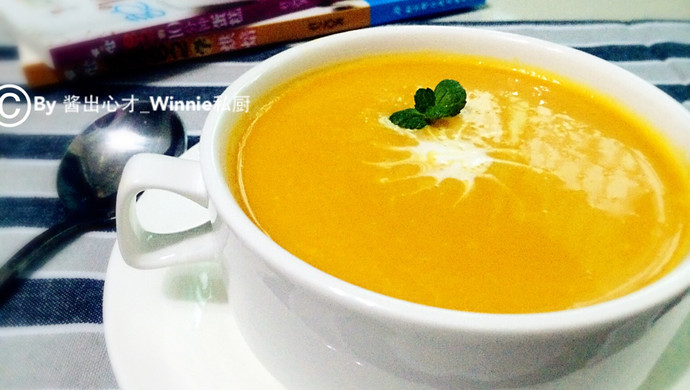 我的最爱【私房椰香玉米南瓜浓汤】素食版