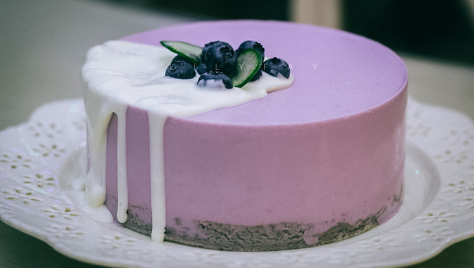 紫薯酸奶慕斯蛋糕