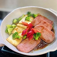 家常豆腐午餐肉便当的做法图解8