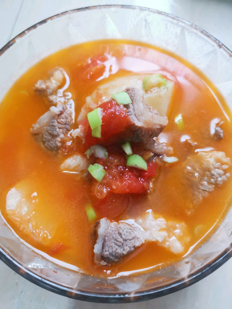 番茄土豆牛腩汤的做法