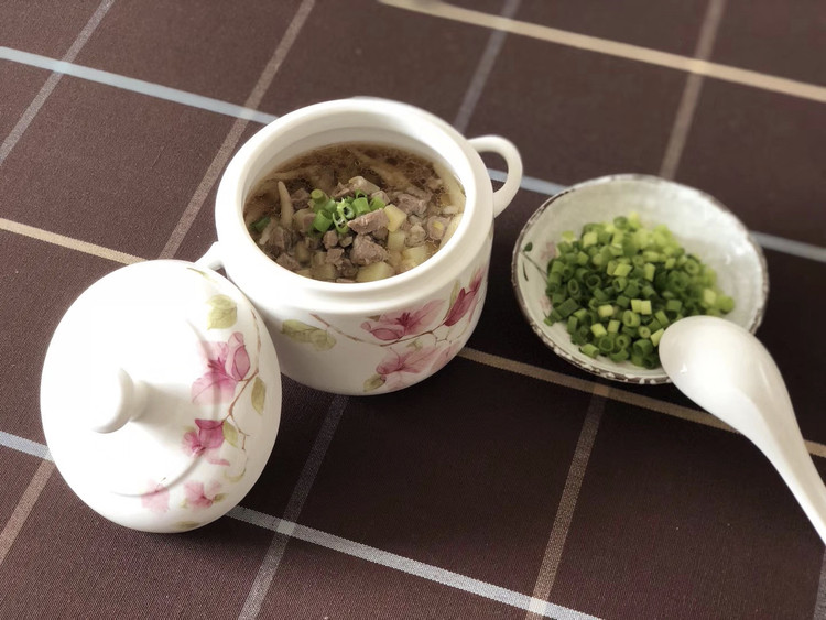 羊肉汤莜面鱼鱼的做法