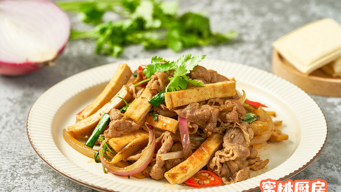 肥牛炒豆干