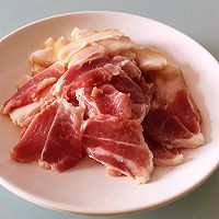 藕片炒肉的做法图解2