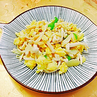 鸡蛋白玉菇的做法图解6