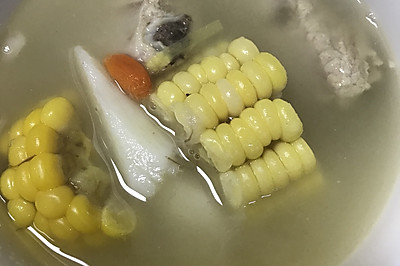 山药玉米排骨汤