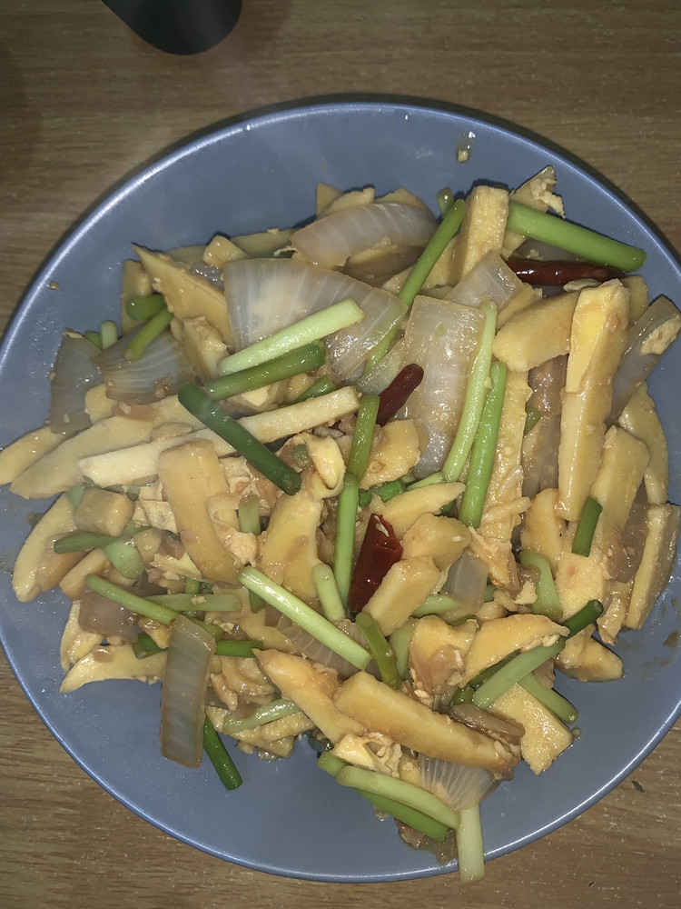 小米的另类吃法—炒小米糕的做法