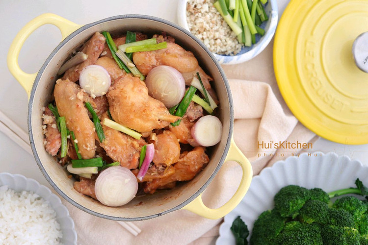 辛香软嫩的广式沙姜焗鸡的做法