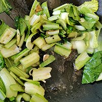 豆豉鲮鱼小白菜的做法图解3