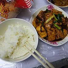 小葱烧豆腐