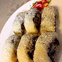 蜜豆椰蓉糯米卷的做法图解9