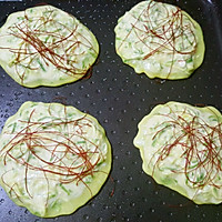 【蔓德拉的厨房】南瓜吃法之四~椒丝南瓜刨蛋饼的做法图解3