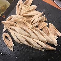 孔雀开屏腐竹的做法图解2