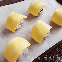 营养小饭团--海苔培根肉芝士烤饭团#百吉福芝士力量#的做法图解5
