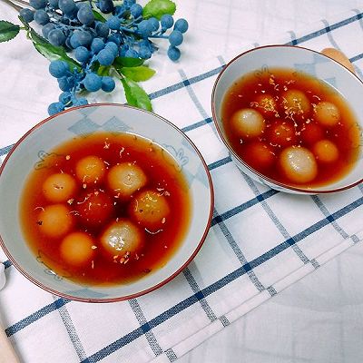 木薯豆蓉甜汤圆