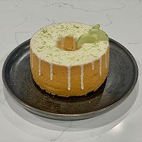 青柠戚风配简易版芝士淋面的做法图解12