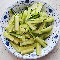 黄瓜木耳炒鸡蛋（素三鲜）的做法图解5