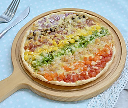 彩虹披萨的做法