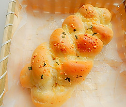 香葱辫子面包的做法