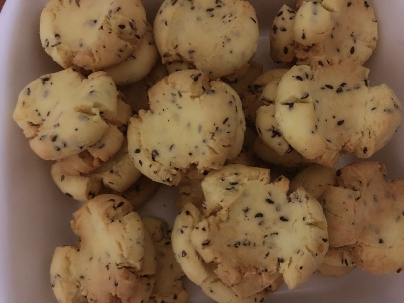 黑芝麻玛格丽特饼干的做法图解10