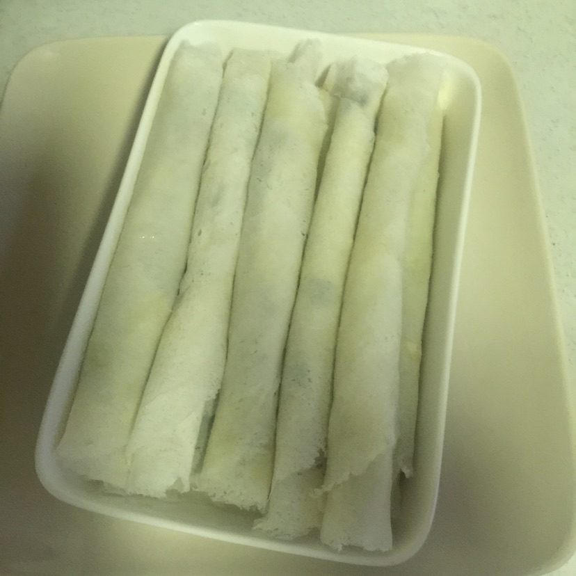浙江嘉兴的年味---荠菜鲜肉春卷#维达与你传承年味#的做法图解7