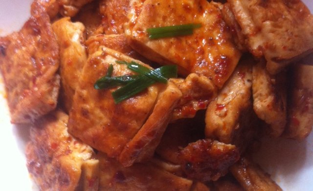 煎豆腐（辣味）@孕妇餐