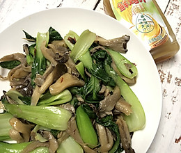 #i上冬日 吃在e起#青菜炒蘑菇的做法
