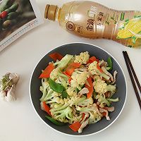 炒花菜的做法图解7